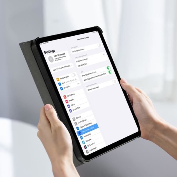 Fodral för iPad 10.9 2022 Folio Support Gecko Covers Easy Click 2.0 grönblått