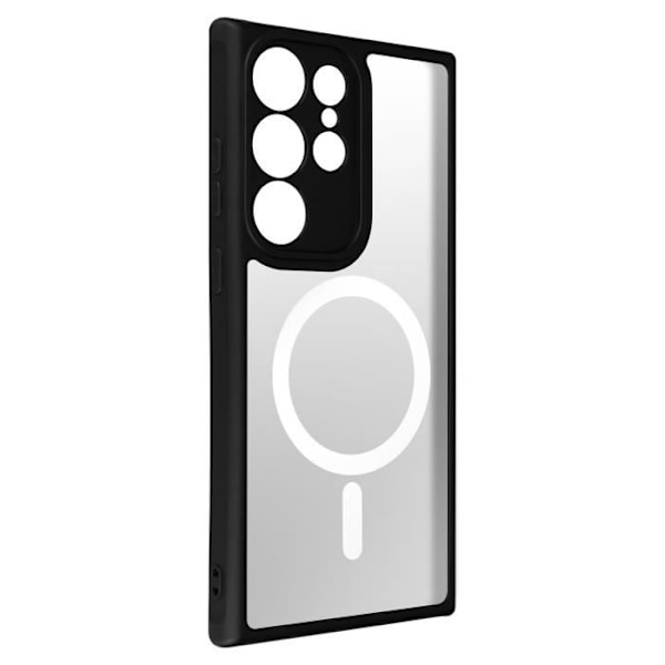 MagSafe Fodral till Samsung Galaxy S23 Ultra - AVIZAR - Hård rygg och mjuk kontur - Svart Svart