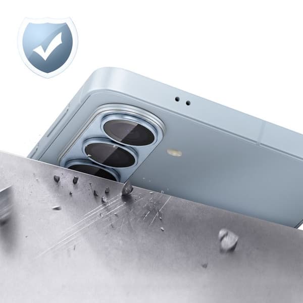 Beskyttelseskamera til Galaxy S26 Plus i hærdet glas, ridsefrit, blå Blå