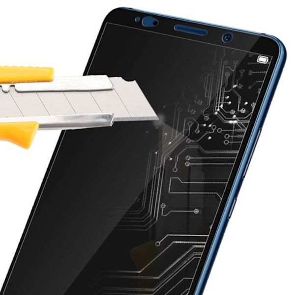 Suojakalvo - AVIZAR - Huawei Mate 10 Pro - Karkaistu lasi - Iskunkestävä - 9H Färgade kanter