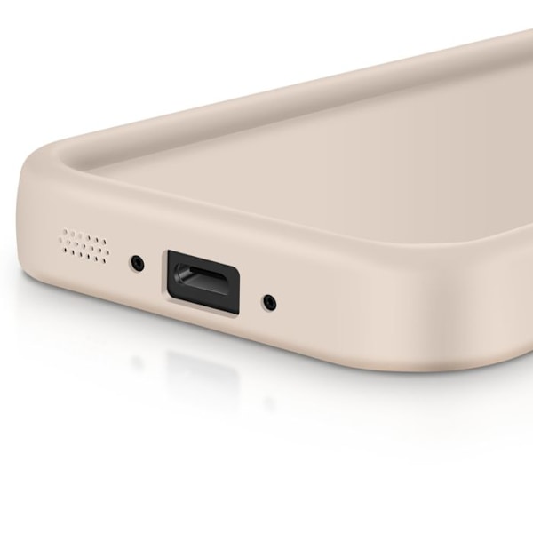 Cover til Samsung Galaxy A26 Silikone Soft Touch Hævede Kanter Beige Beige