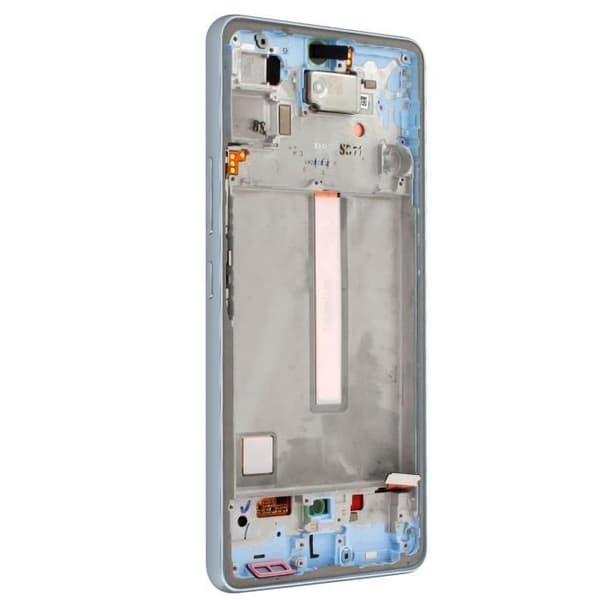 Fuldskærm - SAMSUNG - A53 5G - Super AMOLED 6,5 tommer - Blå chassis - 100% funktionel Blå