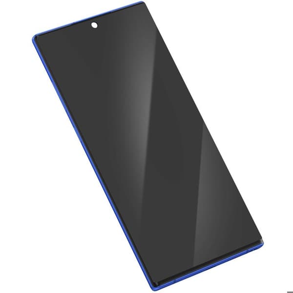 Skærm til Samsung Note 10 Plus LCD + Touchscreen + Original Samsung Blå Chassis