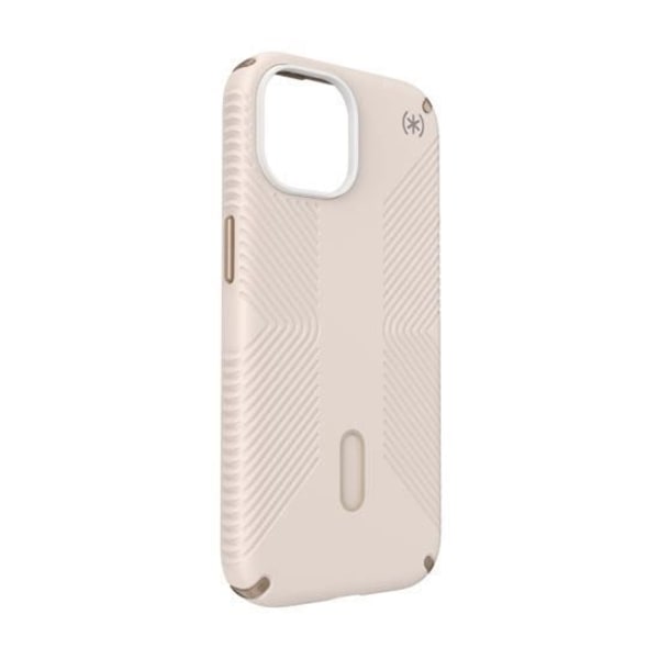 Speck Predisio2 Grip Click-Lock-fodral för iPhone 15/14/13 Beige/Guld