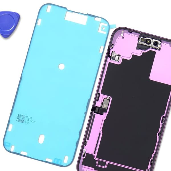 Skærmklæber - AVIZAR - iPhone 16 Plus - Solid Fastgørelse - Transparent - Skærmreparation Vit