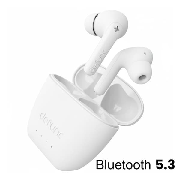 In-ear headphones - Defunc - TRUE AUDIO - Wireless - White - True Wireless Vit