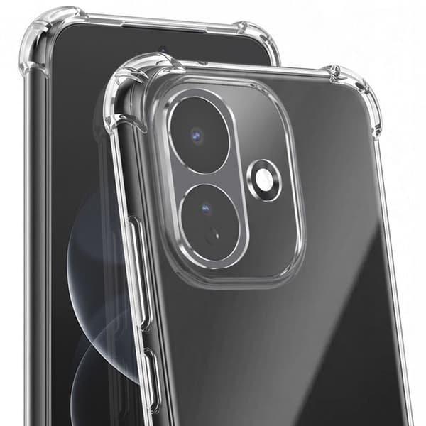 Coque Bumper til Xiaomi Redmi Note 17 Pro Stødabsorberende med Forstærkede Hjørner Zanaé Transparent Vit