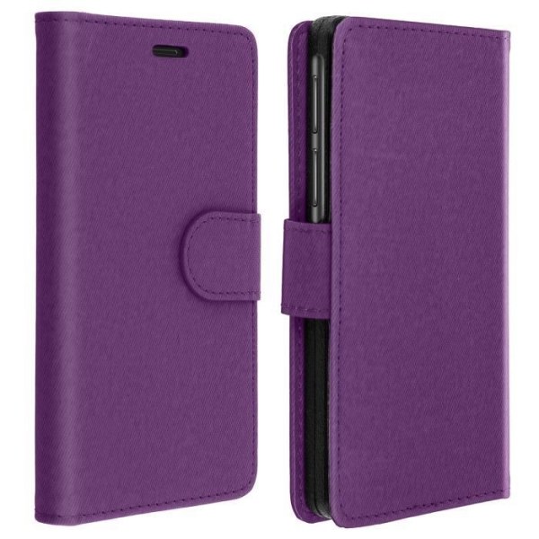 Smartphonefodral 4,8 till 5,3'' Plånboksfodral med glidande korthållare - lila