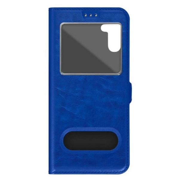 Window Case kompatibel med Samsung Galaxy A34 5G Blue Case