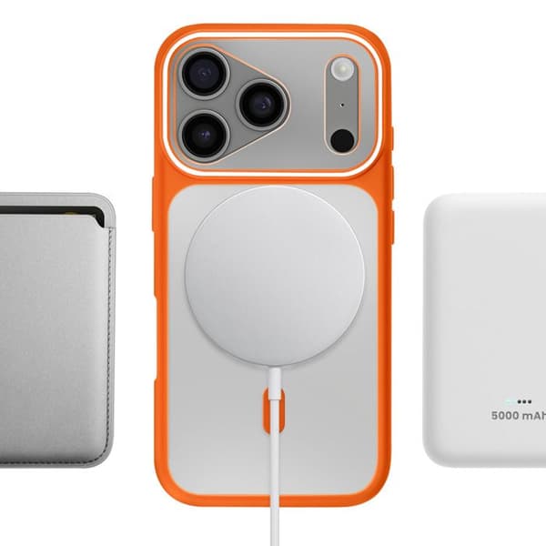 MagSafe-cover til iPhone 17 Pro Max Bi-materiale Beskyttelse Hård Bag Orange Apelsin