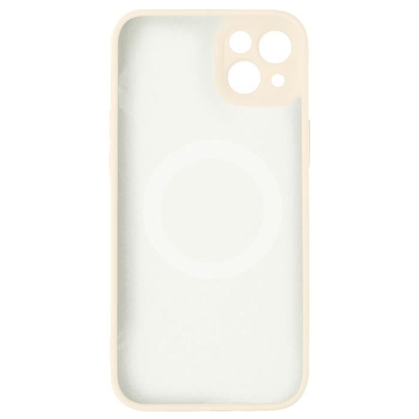 iPhone 14 kotelo - AVIZAR - Puolijäykkä - Valkoinen - Magsafe-yhteensopiva Vit