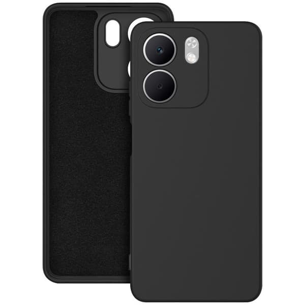 Skyddsskal för Oppo A5x Soft-Touch med svart handledsrem Svart