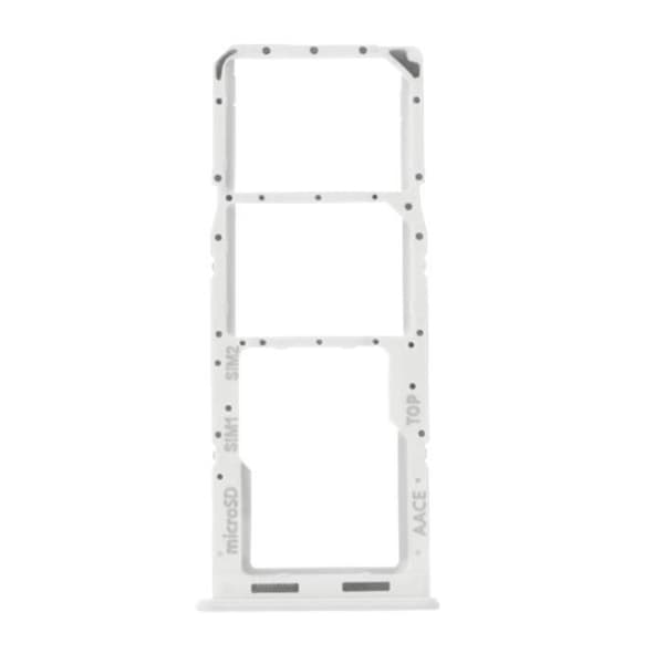 Erstatnings SIM-kortbakke til Samsung Galaxy A13 4G - Hvid - Dual Nano SIM + Micro-SD Vit