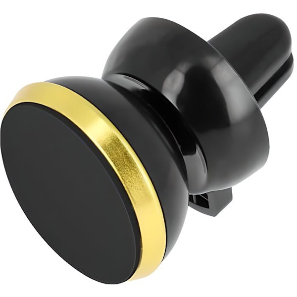 Support Bil - AVIZAR - Airvent - 360° Rotations - Magnetisk Montering - Sort/Guld Svart guld