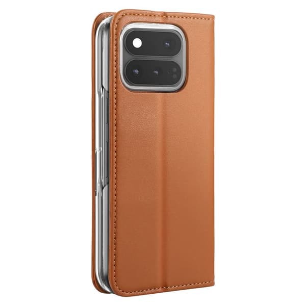 Portemonneeetui til Google Pixel 11 Pro Fold Anti-RFID med Støtte Abeel Brun brun