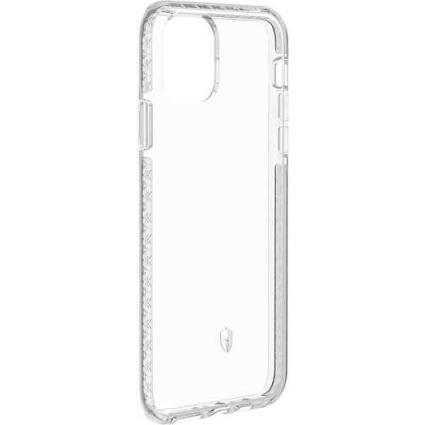 BIG BEN Force Case Life semi-stift etui - Gennemsigtig og mørkegrå - Til iPhone 11 Pro max Transparent och mörkgrå