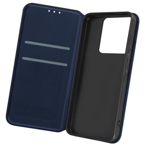 Etui til Xiaomi Redmi Note 13 Pro 5G - AVIZAR - Kortholder Video Support - Midnight Blue Blå