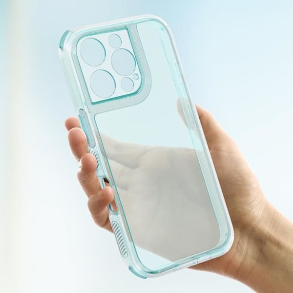 Cover til iPhone 16 Pro Max Forstærkede bumper hjørner Lysegrøn Grön