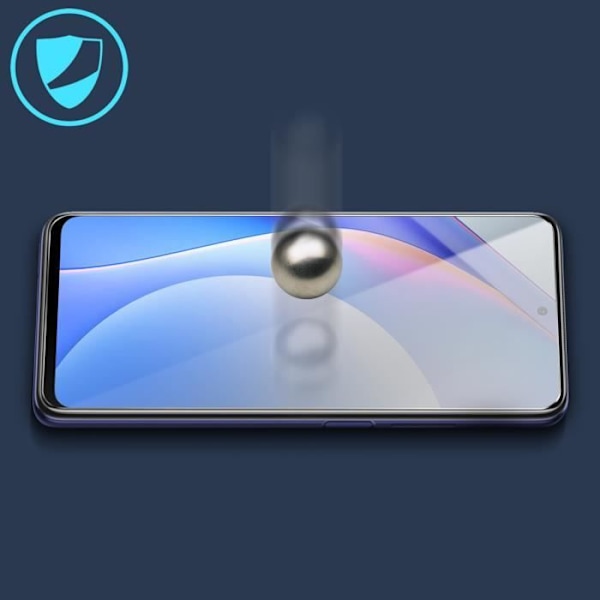 Suojakalvo - AVIZAR - Xiaomi Mi 10T Lite - 9H Karkaistua Lasia - Ultra-ohut - Läpinäkyvä Transparent