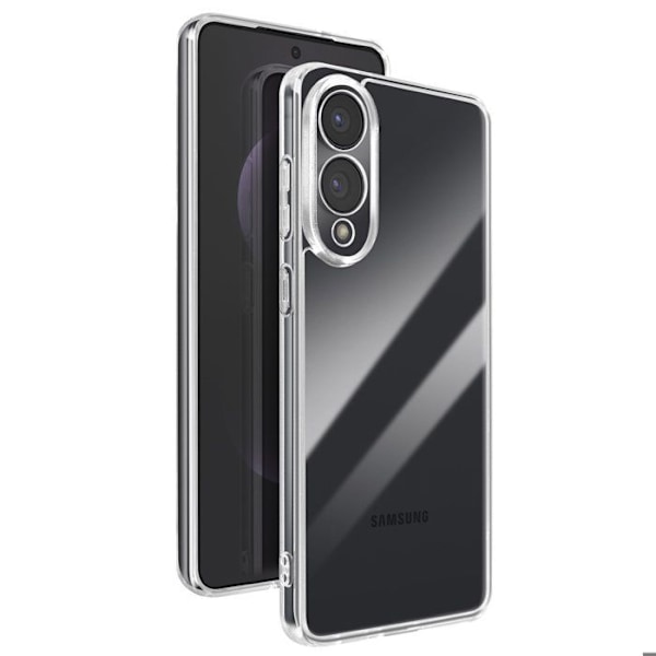 Silikonecover til Samsung Galaxy S25 Edge - Transparent Vit