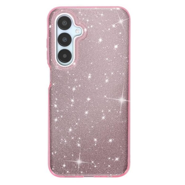 Glittrig Skal för Samsung Galaxy A25 Stötsäker Rosa Rosa
