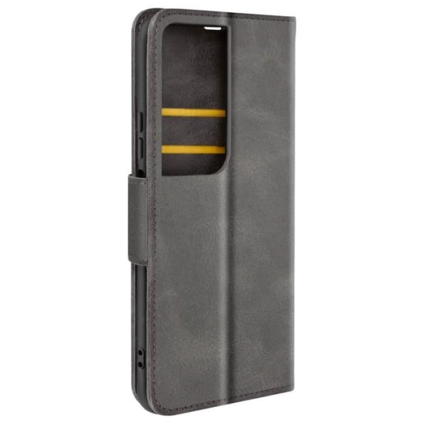 Fodral för Honor 90 Smart - AVIZAR - Flip Wallet Support handledsrem - Grå Grå