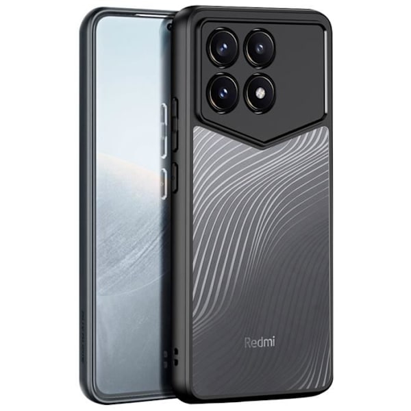 Kotelo Xiaomi Poco F6 Prolle Iskunkestävä Boreal Pattern Dux Ducis Black Transparent