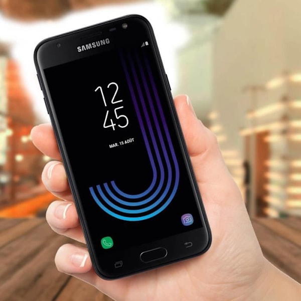 LCD-skärm - Samsung - Galaxy J3 2017 - Tactile - Kompatibel - Svart Svart