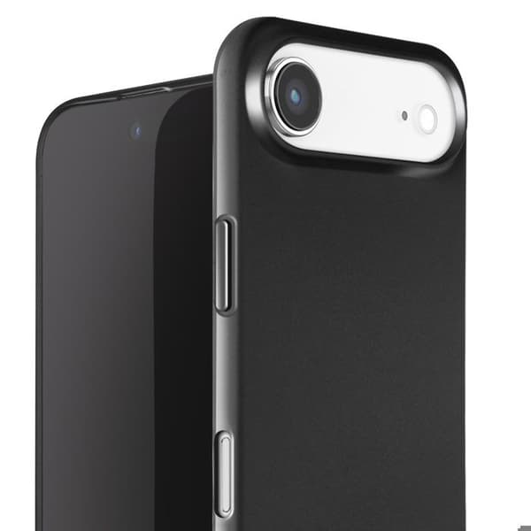 Cover - ADVISE - iPhone Air - Silikone Soft Touch - Justerbar Snor - Sort Svart
