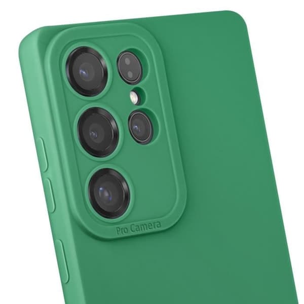 Coque til Samsung Galaxy S25 Ultra Silikone Mat Grøn Grön