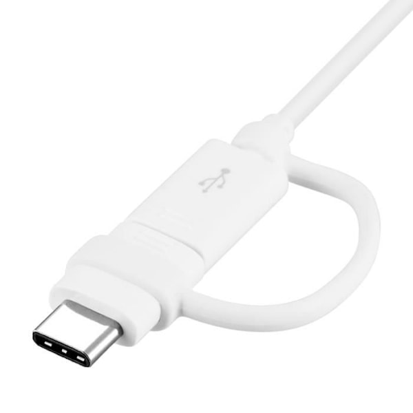 2 yhdessä USB-tyyppi C ja mikro-USB-kaapeli - Samsung EP-DG930DWE 1M valkoinen