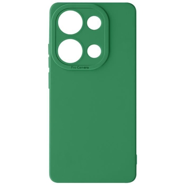 Fodral till Xiaomi Redmi Note 13 Pro 4G - AVIZAR - Matt silikon - Kameraskydd Grön Grön