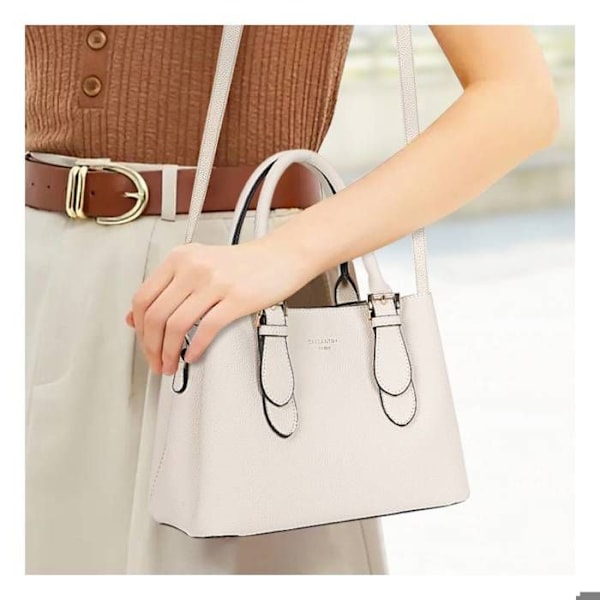 Handväska - Tapperhet - Elegant - Tote - Beige - Med dragkedja Beige
