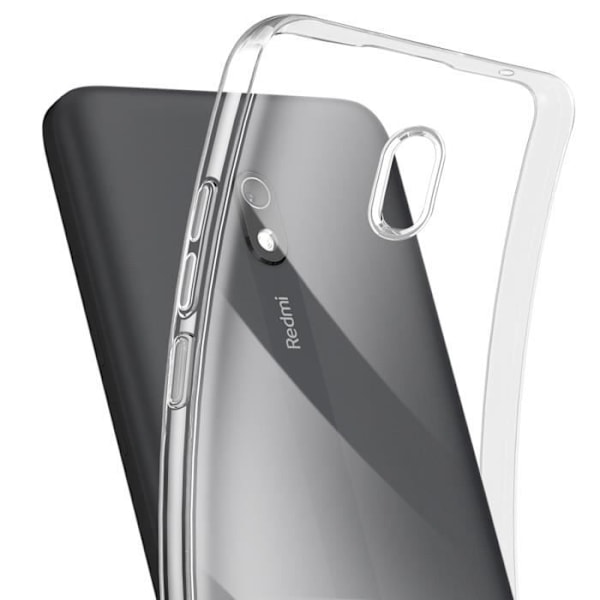 Coque til Xiaomi Redmi 8A Blødt Silikone Tynd Let Transparent Transparent