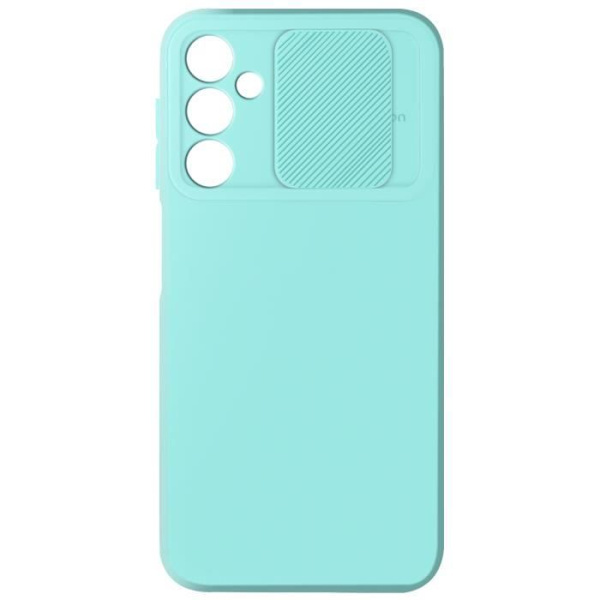 Fodral till Samsung Galaxy A25 5G - AVIZAR - Silikon - Skjut kameraskydd - Turkos Blå
