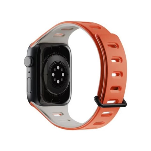 Armband för Apple Watch 38/40/41 mm Omvänd Native Union Orange Grå