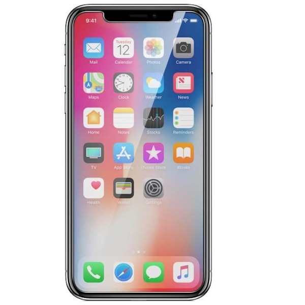 Suojakalvo - Akashi - iPhone X - Kovaglasi - 2 kalvoa - Naarmunkestävä Transparent