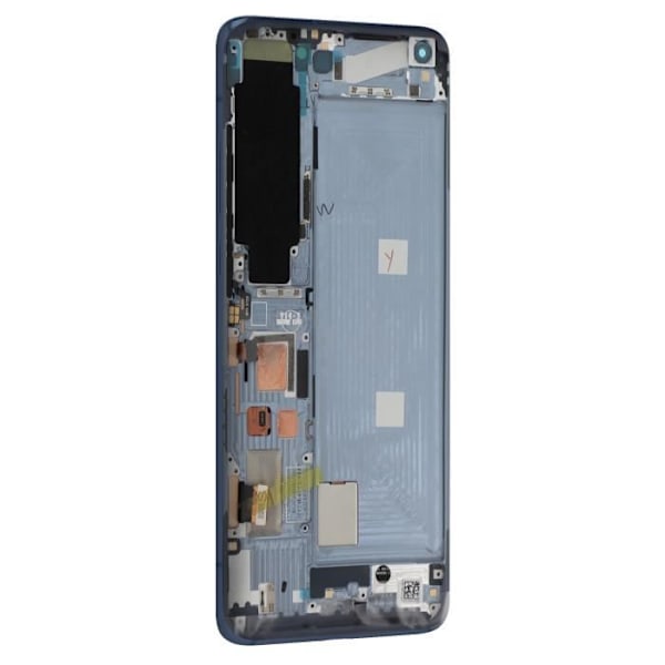 LCD-näyttö + Kosketusnäyttö + Harmaa runko Xiaomi Mi 10 Prolle - Virallinen ja helppo asentaa Grå