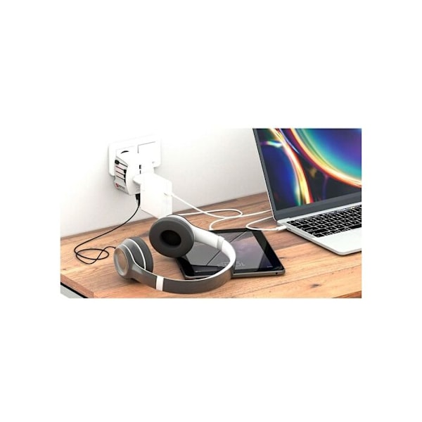 Skross ADAPTATEUR MONDE MUV USB virtamuuntaja Vit