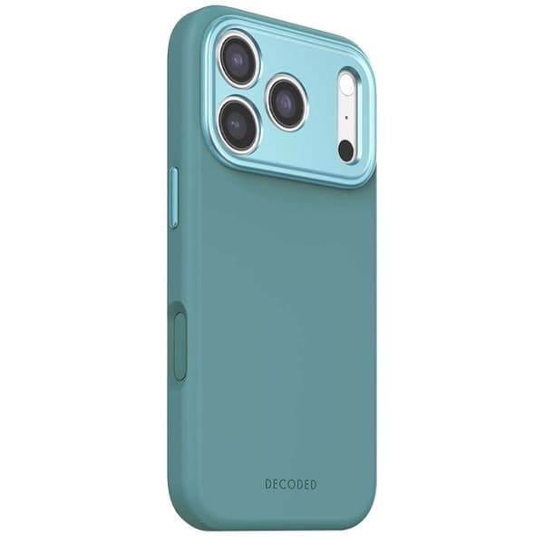 Silicone Skydd - DECODED - iPhone 17 Pro - Antimikrobiell - Kompatibel med MagSafe - Stötskydd Blå