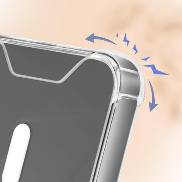 Magsafe kotelo iPhone 12 Prolle - AVIZAR - Silikonigeeli - Läpinäkyvät iskunkestävät vahvistetut kulmat Transparent