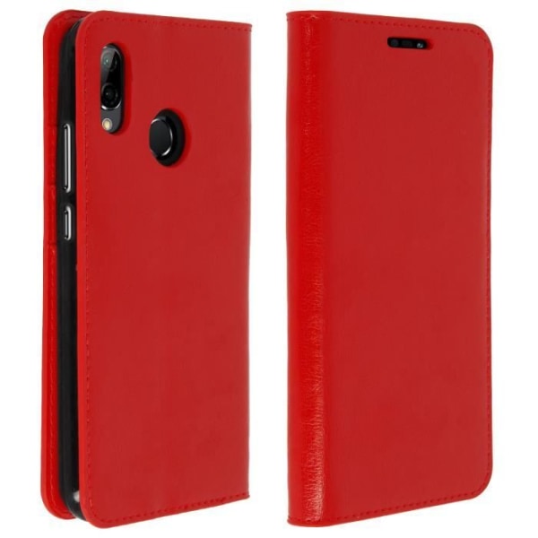 Huawei P20 Lite Fodral Stativ Funktion Plånbok Läderfodral - Röd