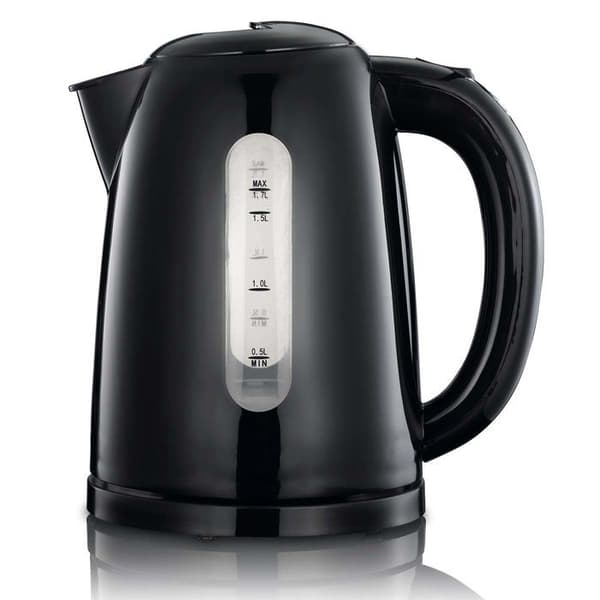 Melissa 16130301 - Kedel 1,7L – Sort Svart