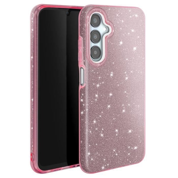 Glittrig Skal för Samsung Galaxy A25 Stötsäker Rosa Rosa
