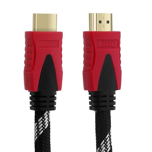 LinQ 4K Full HD High Speed HDMI till HDMI hane videokabel 1,8 m Svart