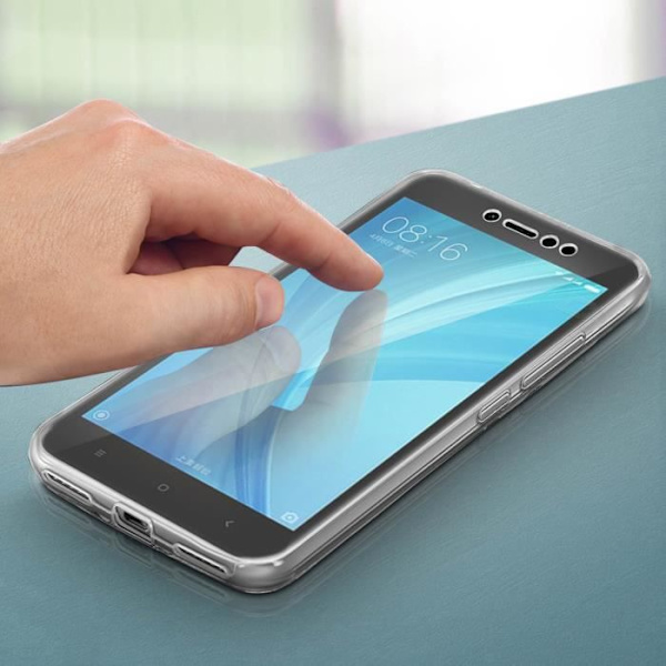 Fodral - Xiaomi - Redmi Note 5A - Mjuk - Ultrataskig - Heltäckande skydd transparent
