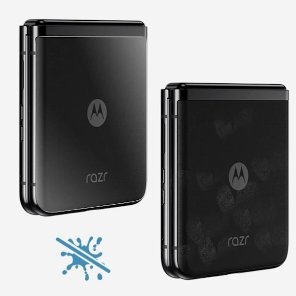 Skyddsfilm - AVIZAR - Motorola Razr 40 Ultra - Flexibel hydrogel - Ultratunn - Anti-fingeravtryck