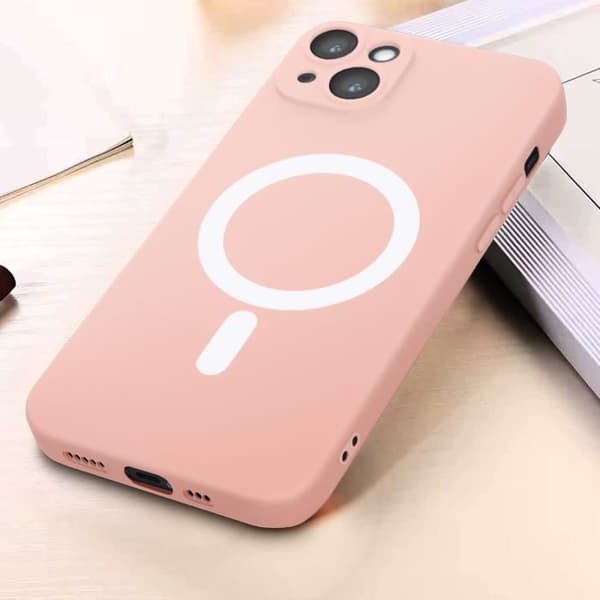 Coque MagSafe - Apple - iPhone 14 Plus - Mat Rosa - Semi-hård - Effektiv beskyttelse Mat Rosé