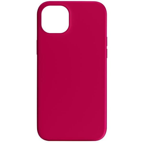 AVIZAR Skyddsfodral för iPhone 15 Plus - Halvstyv Soft-touch - Fuchsia Rosa