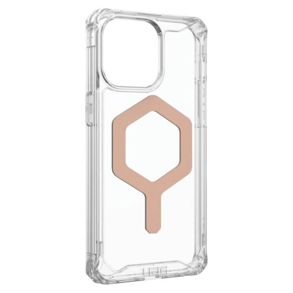 UAG MagSafe Fodral för iPhone 15 Pro Max Slim Clear och Pink Plyo Series